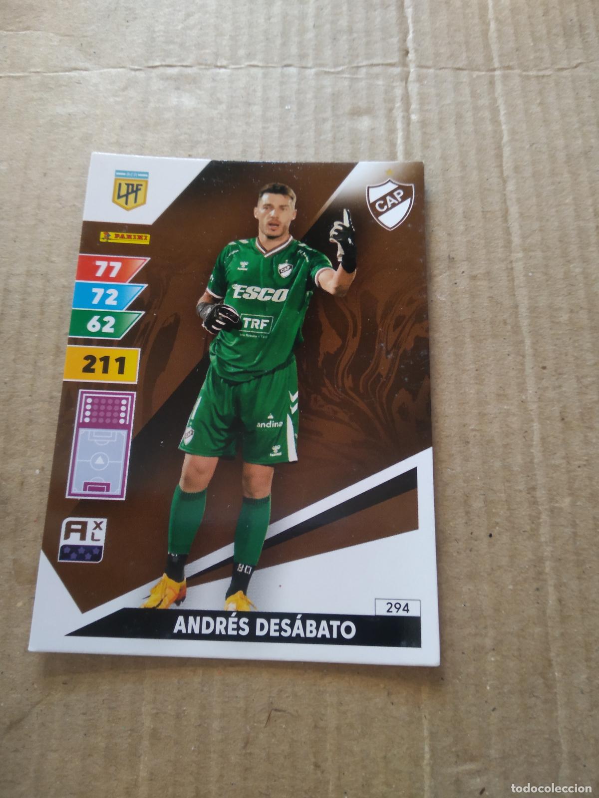 Cromos de F&uacute;tbol: 294 ANDRES DESABATO PLATENSE CROMO FUTBOL PANINI ARGENTINO 2025 ARGENTINA ADRENALYN
