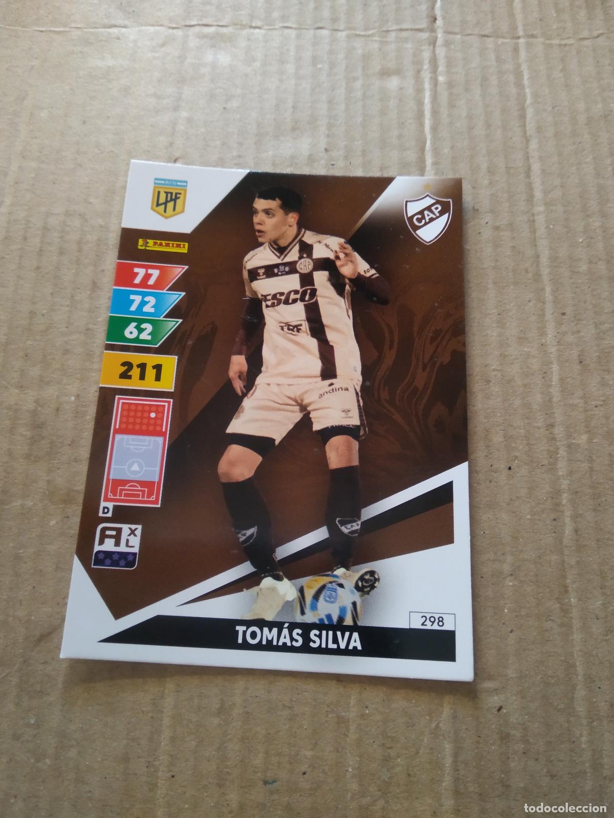 Cromos de F&uacute;tbol: 298 TOMAS SILVA PLATENSE CROMO FUTBOL PANINI ARGENTINO 2025 ARGENTINA ADRENALYN