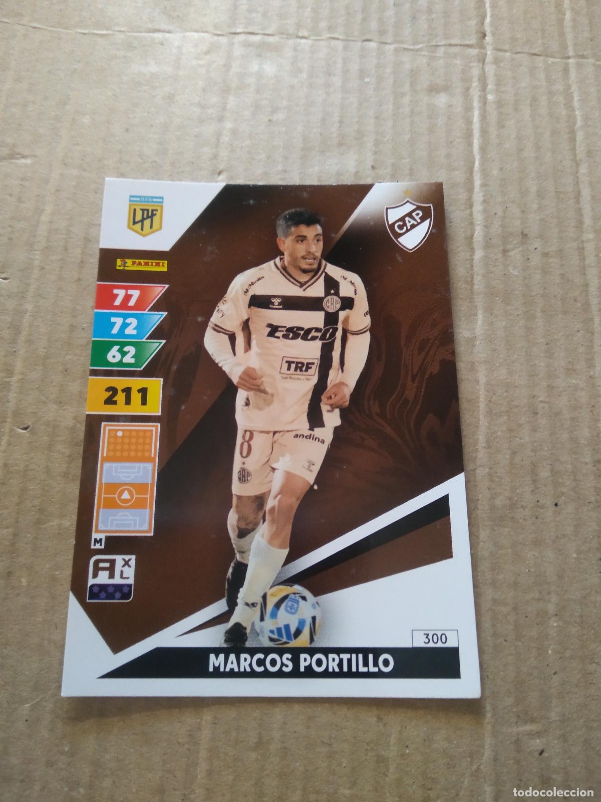 Cromos de F&uacute;tbol: 300 MARCOS PORTILLO PLATENSE CROMO FUTBOL PANINI ARGENTINO 2025 ARGENTINA ADRENALYN