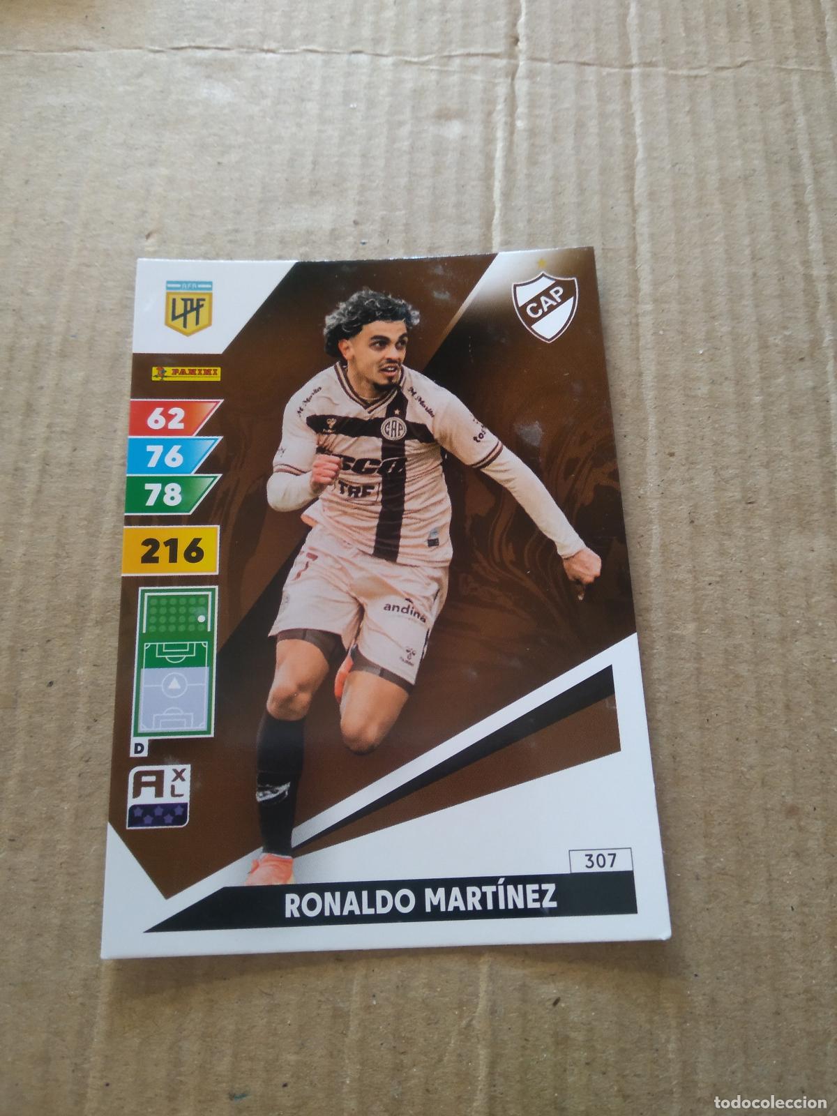 Fu&szlig;ball-Sticker: 307 RONALDO MARTINEZ PLATENSE CROMO FUTBOL PANINI ARGENTINO 2025 ARGENTINA ADRENALYN