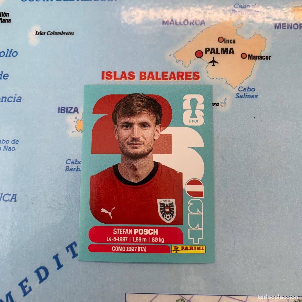 Fu&szlig;ball-Sticker: Austria n&uacute;mero 7 cromo panini Mundial Fifa World Cup 2026