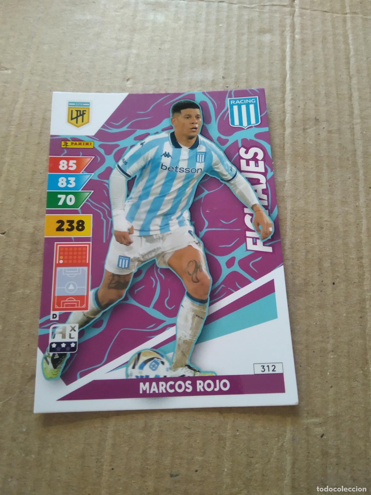 Cromos de F&uacute;tbol: 312 MARCOS ROJO RACING CROMO FUTBOL PANINI ARGENTINO 2025 ARGENTINA ADRENALYN