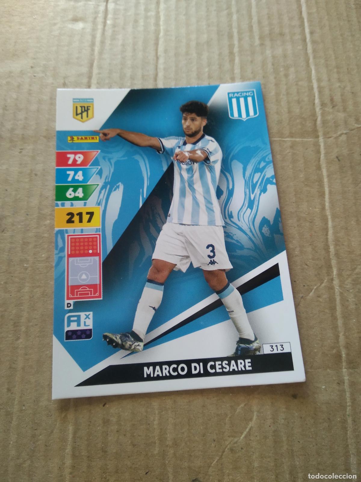 Cromos de F&uacute;tbol: 313 MARCO DI CESARE RACING CROMO FUTBOL PANINI ARGENTINO 2025 ARGENTINA ADRENALYN