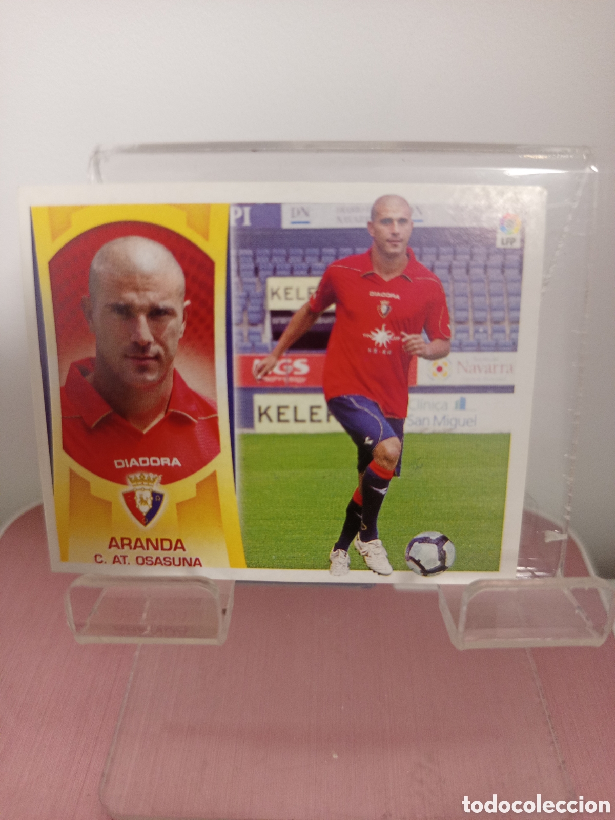 Fu&szlig;ball-Sticker: ❇️ CROMO ⚽ ARANDA OSASUNA FICHAJE 8 LIGA LFP 09 10 2009 2010 ESTE SIN PEGAR PANINI ❇️