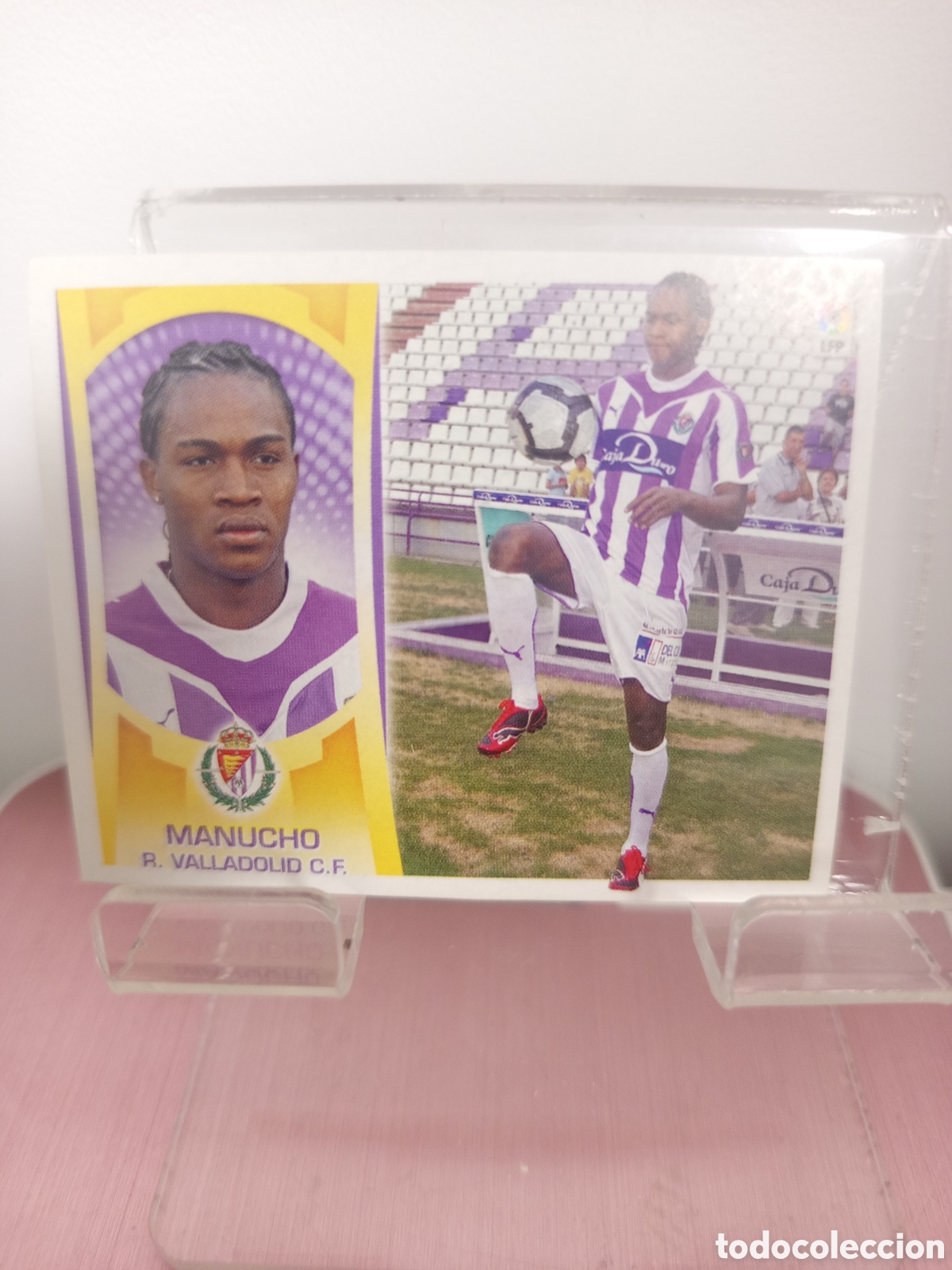 Fu&szlig;ball-Sticker: ❇️ CROMO ⚽ MANUCHO VALLADOLID FICHAJE 10 LIGA LFP 09 10 2009 2010 ESTE SIN PEGAR PANINI ❇️