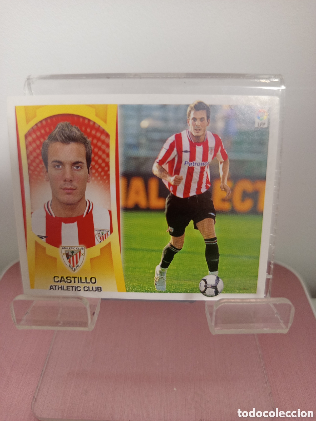 Fu&szlig;ball-Sticker: ❇️ CROMO ⚽ CASTILLO ATHLETIC DE BILBAO FICHAJE 11 LIGA LFP 09 10 2009 2010 ESTE SIN PEGAR PANINI ❇️