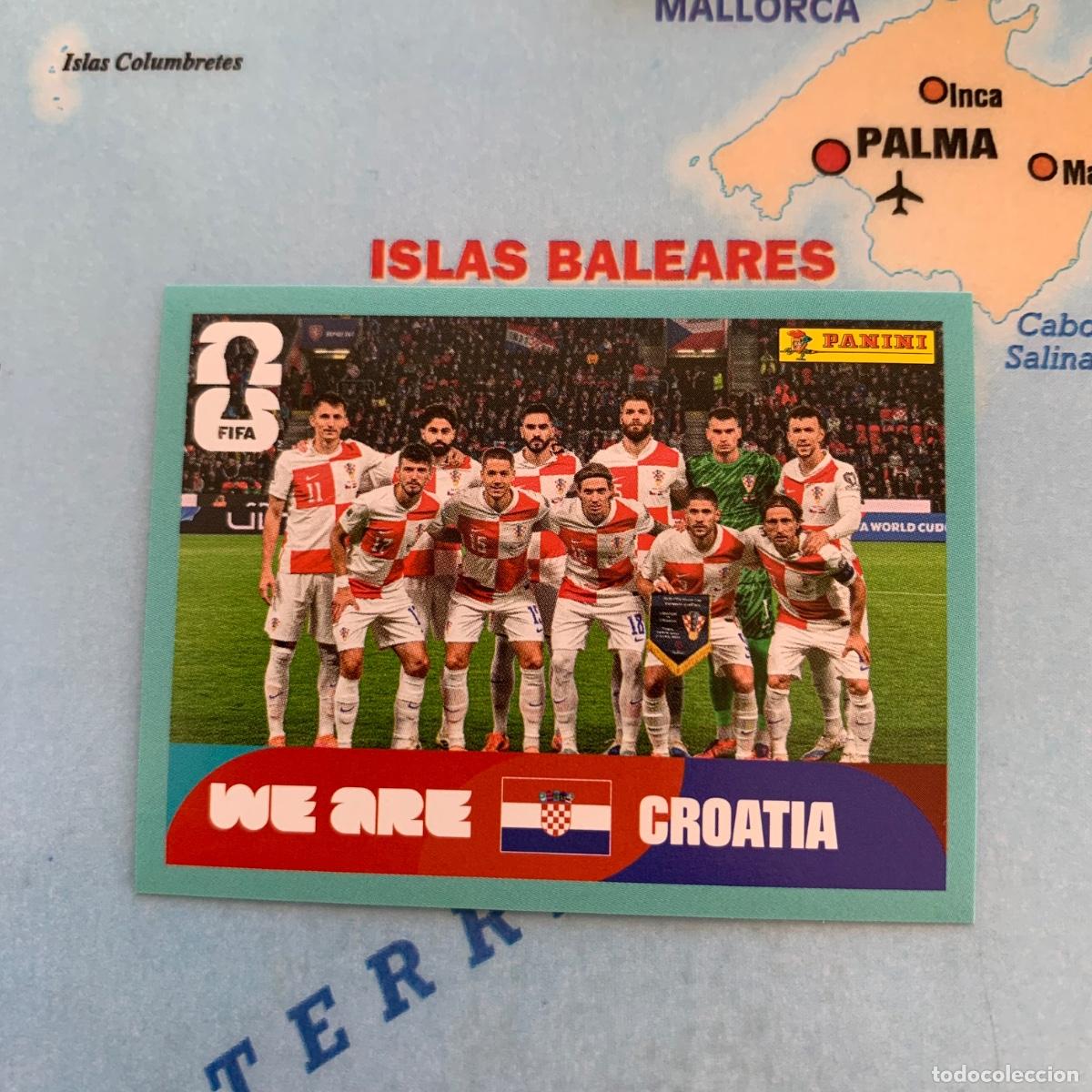 Fu&szlig;ball-Sticker: Croacia n&uacute;mero 13 cromo panini Mundial Fifa World Cup 2026