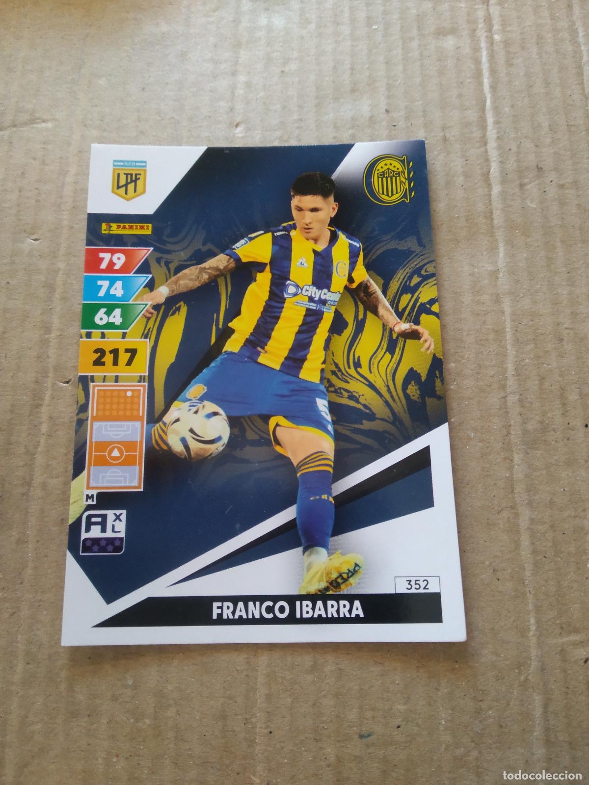 Fu&szlig;ball-Sticker: 352 FRANCO IBARRA ROSARIO CENTRAL CROMO FUTBOL PANINI ARGENTINO 2025 ARGENTINA ADRENALYN
