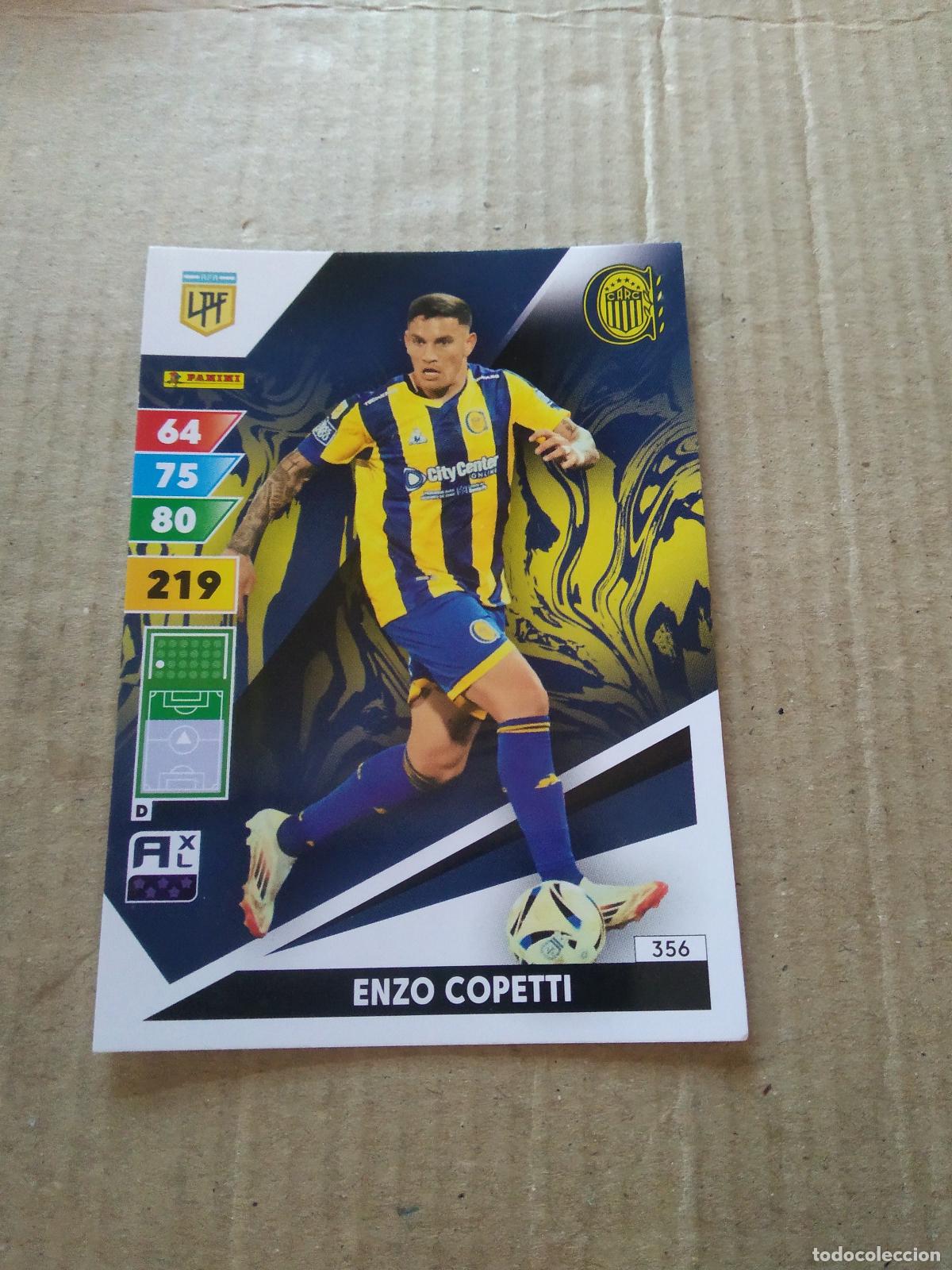 Fu&szlig;ball-Sticker: 356 ENZO COPETTI ROSARIO CENTRAL CROMO FUTBOL PANINI ARGENTINO 2025 ARGENTINA ADRENALYN