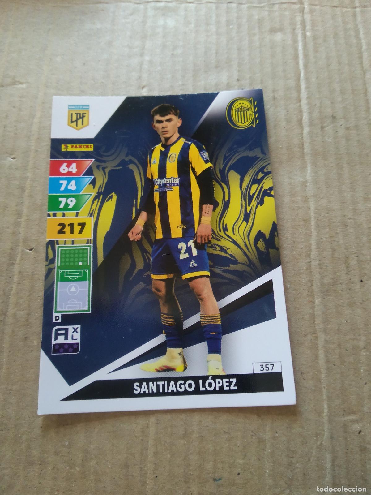 Fu&szlig;ball-Sticker: 357 SANTIAGO LOPEZ ROSARIO CENTRAL CROMO FUTBOL PANINI ARGENTINO 2025 ARGENTINA ADRENALYN