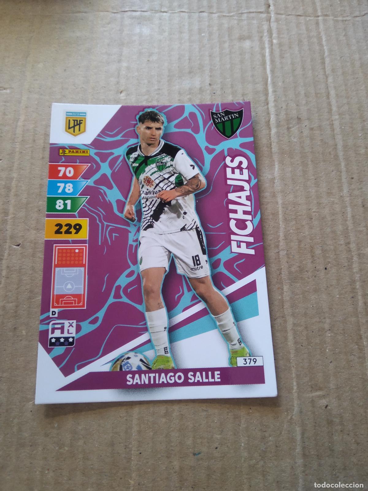 Figurine di Calcio: 379 SANTIAGO SALLE SAN MARTIN CROMO FUTBOL PANINI ARGENTINO 2025 ARGENTINA ADRENALYN