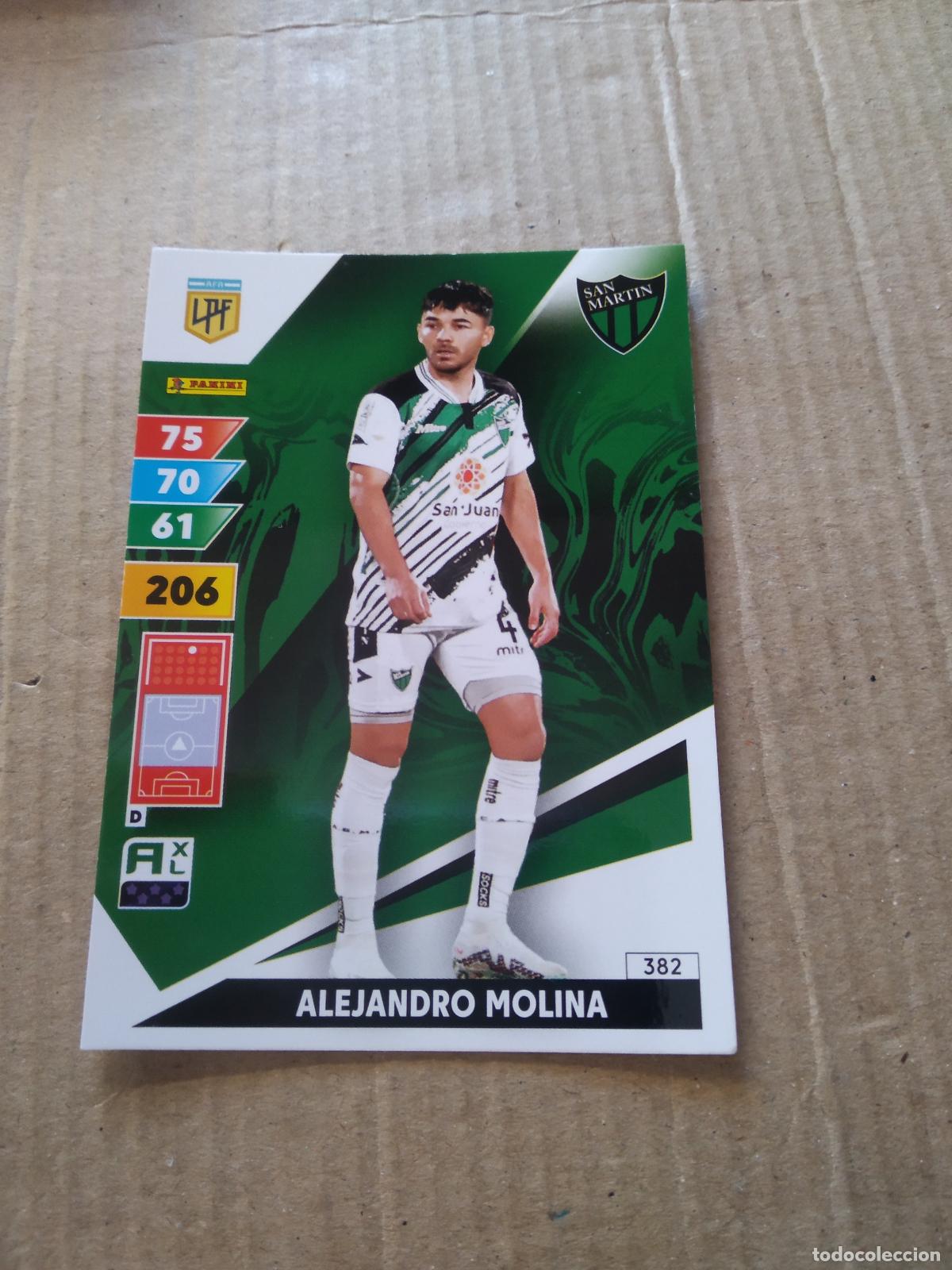 Fu&szlig;ball-Sticker: 382 ALEJANDRO MOLINA SAN MARTIN CROMO FUTBOL PANINI ARGENTINO 2025 ARGENTINA ADRENALYN