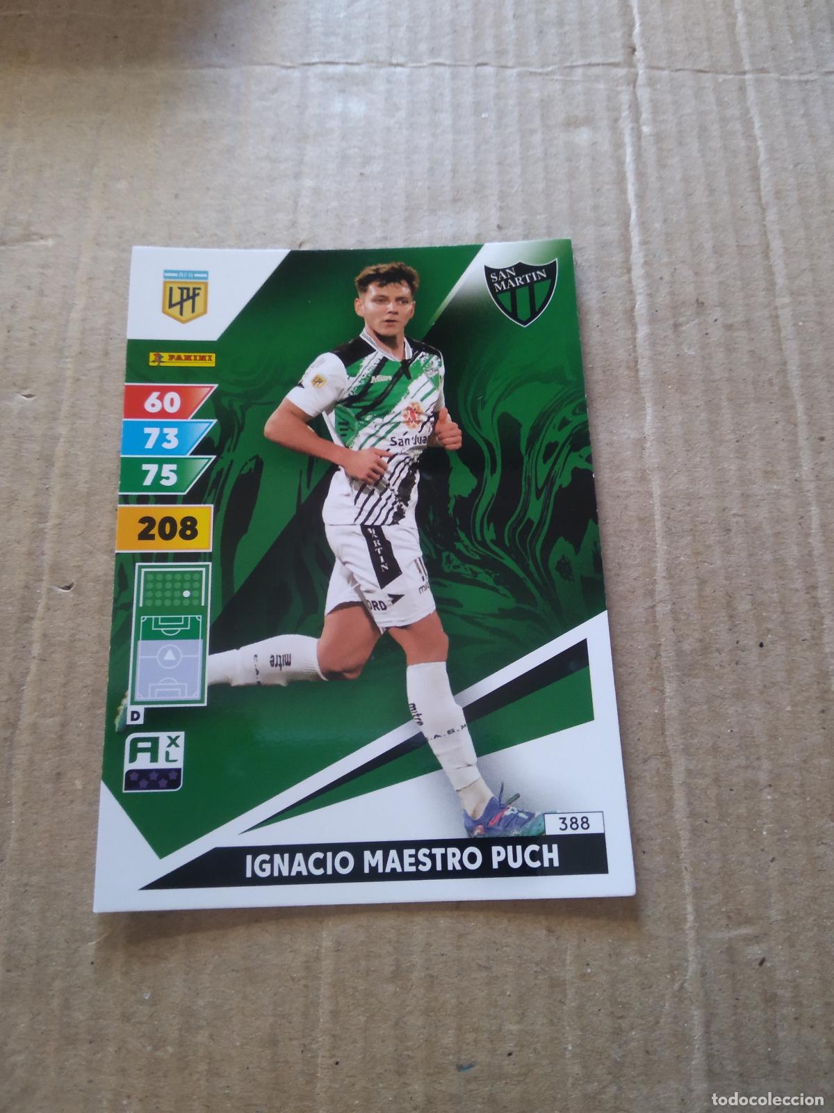 Fu&szlig;ball-Sticker: 388 IGNACIO MAESTRO PUCH SAN MARTIN CROMO FUTBOL PANINI ARGENTINO 2025 ARGENTINA ADRENALYN