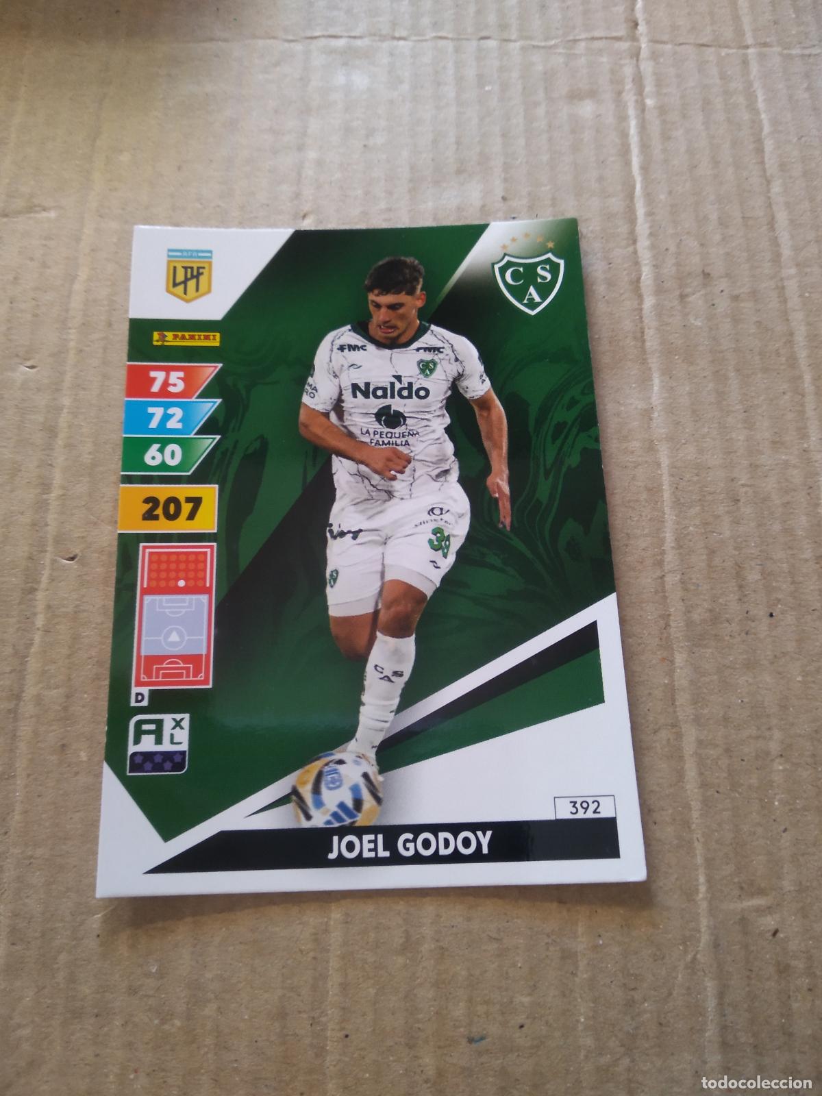 Football Stickers: 392 JOEL GODOY SARMIENTO CROMO FUTBOL PANINI ARGENTINO 2025 ARGENTINA ADRENALYN
