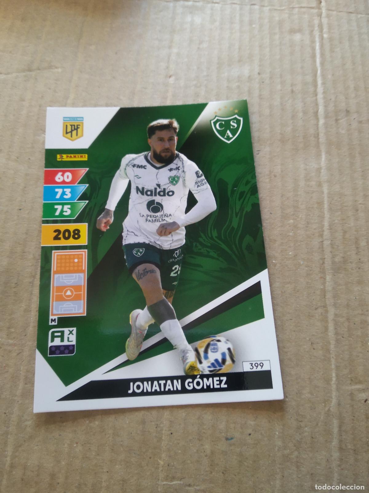 Fu&szlig;ball-Sticker: 399 JONATAN GOMEZ SARMIENTO CROMO FUTBOL PANINI ARGENTINO 2025 ARGENTINA ADRENALYN
