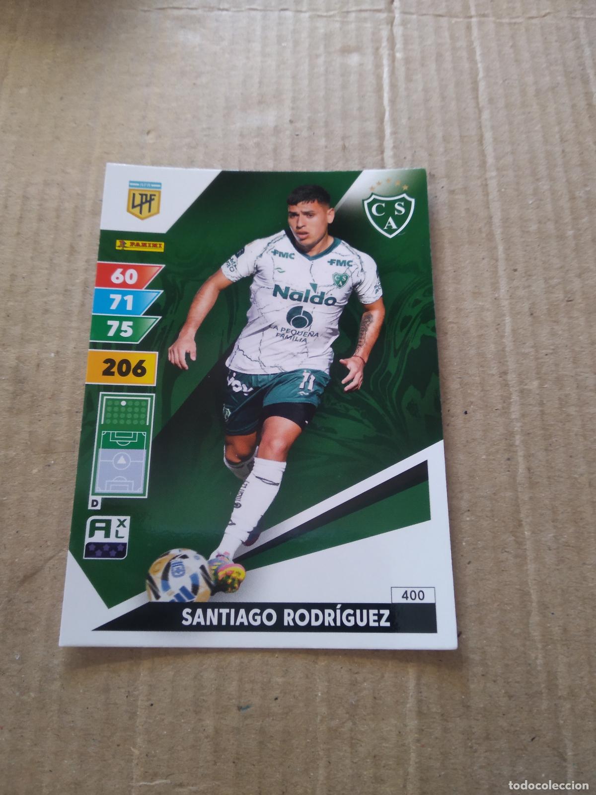 Fu&szlig;ball-Sticker: 400 SANTIAGO RODRIGUEZ SARMIENTO CROMO FUTBOL PANINI ARGENTINO 2025 ARGENTINA ADRENALYN