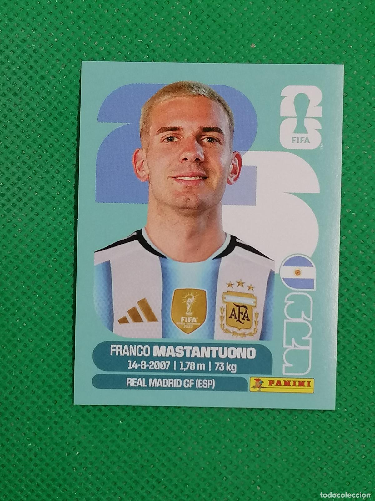 Cromos de F&uacute;tbol: ARG 15 ARG15 FRANCO MASTANTUONO ARGENTINA ⚽ PANINI FIFA MUNDIAL WORLD CUP 26 2026 STICKER ⚽
