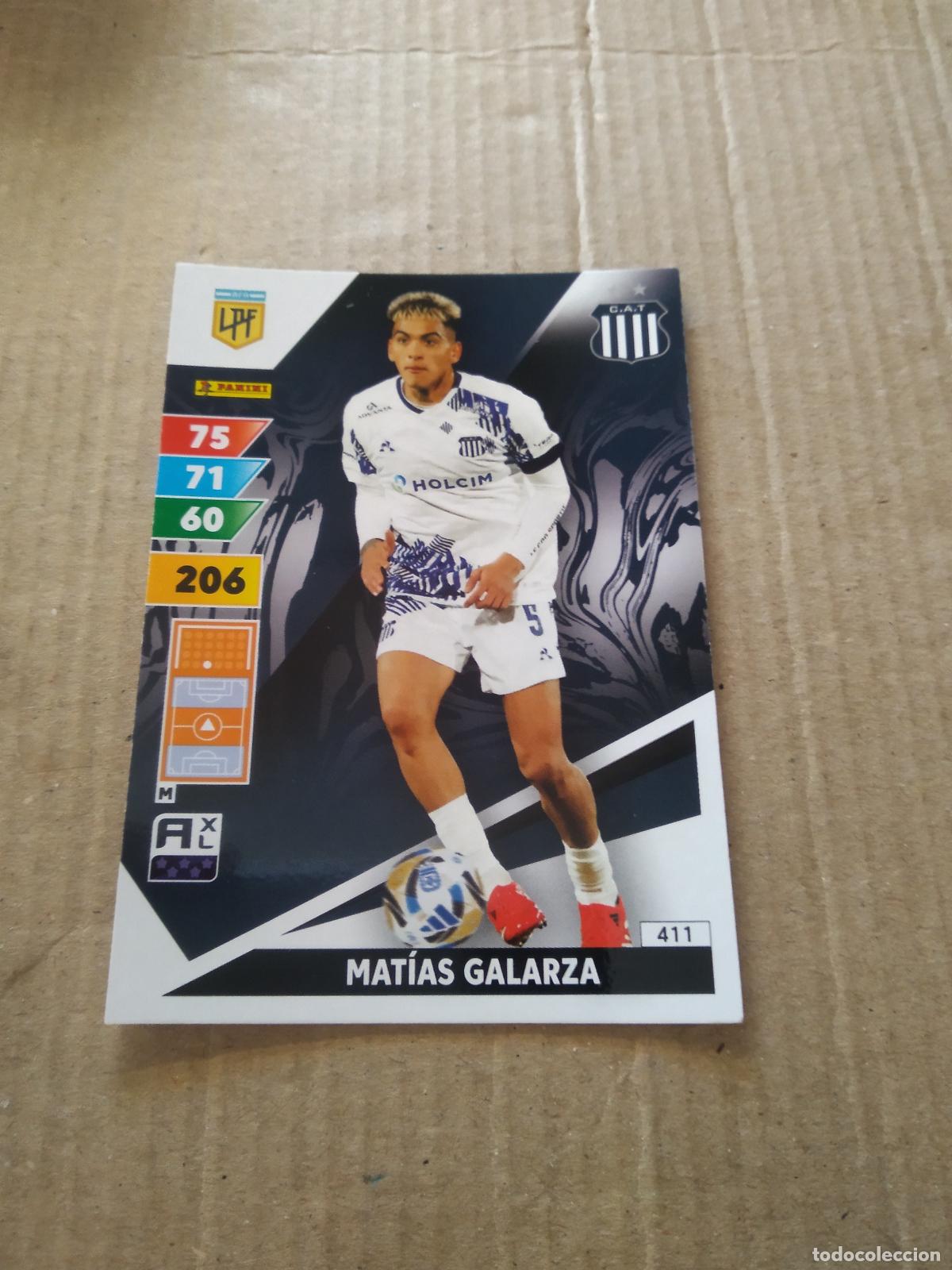 Cromos de F&uacute;tbol: 411 MATIAS GALARZA TALLERES CROMO FUTBOL PANINI ARGENTINO 2025 ARGENTINA ADRENALYN