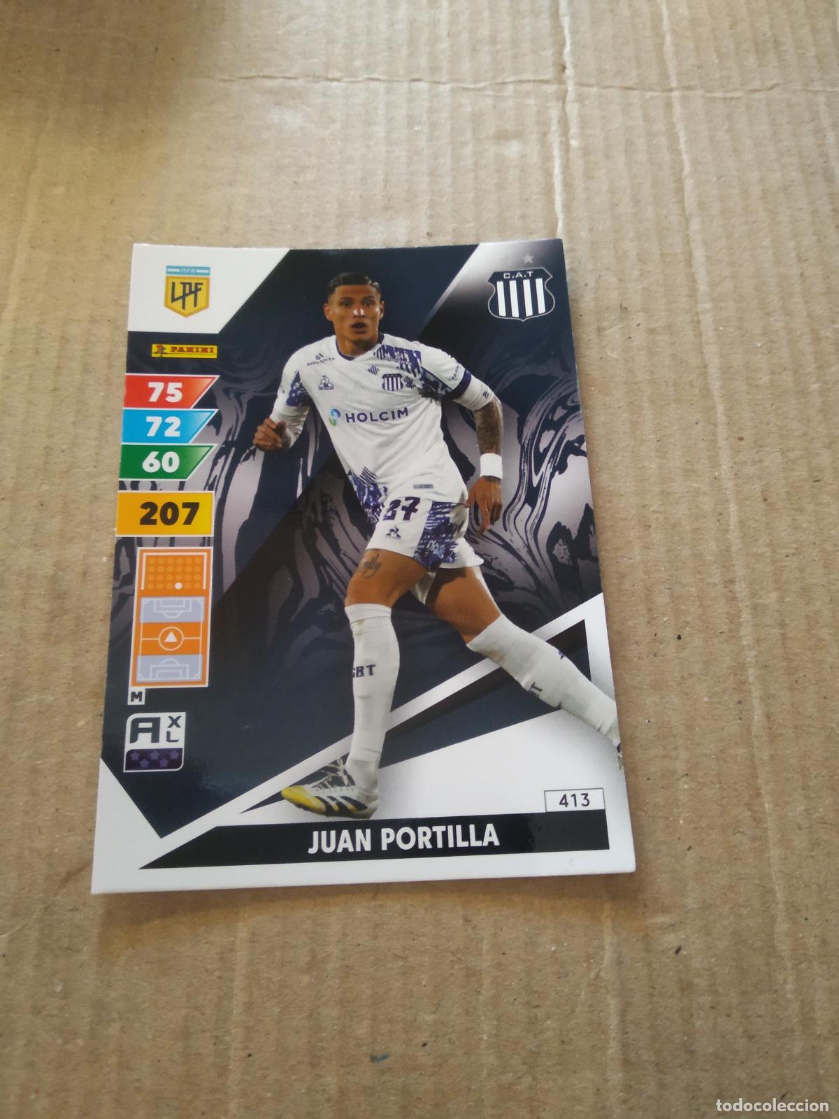 Cromos de F&uacute;tbol: 413 JUAN PORTILLA TALLERES CROMO FUTBOL PANINI ARGENTINO 2025 ARGENTINA ADRENALYN