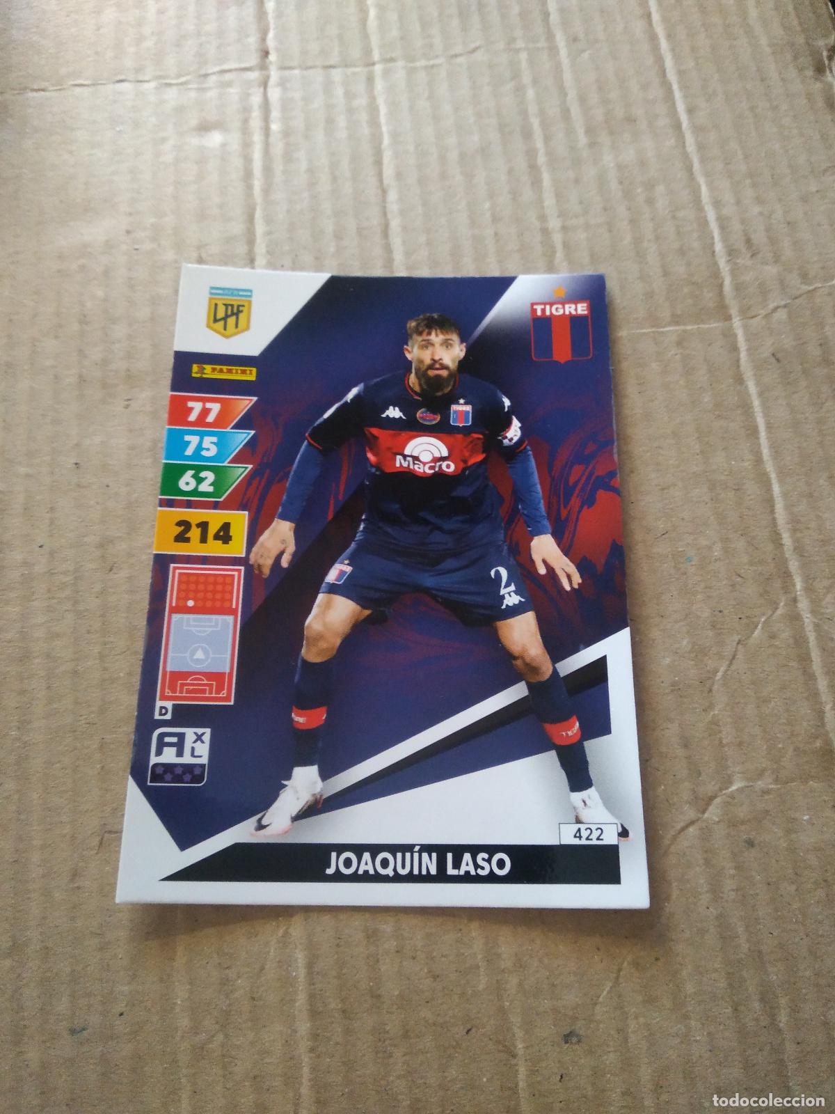 Cromos de F&uacute;tbol: 422 JOAQUIN LASO TIGRE CROMO FUTBOL PANINI ARGENTINO 2025 ARGENTINA ADRENALYN