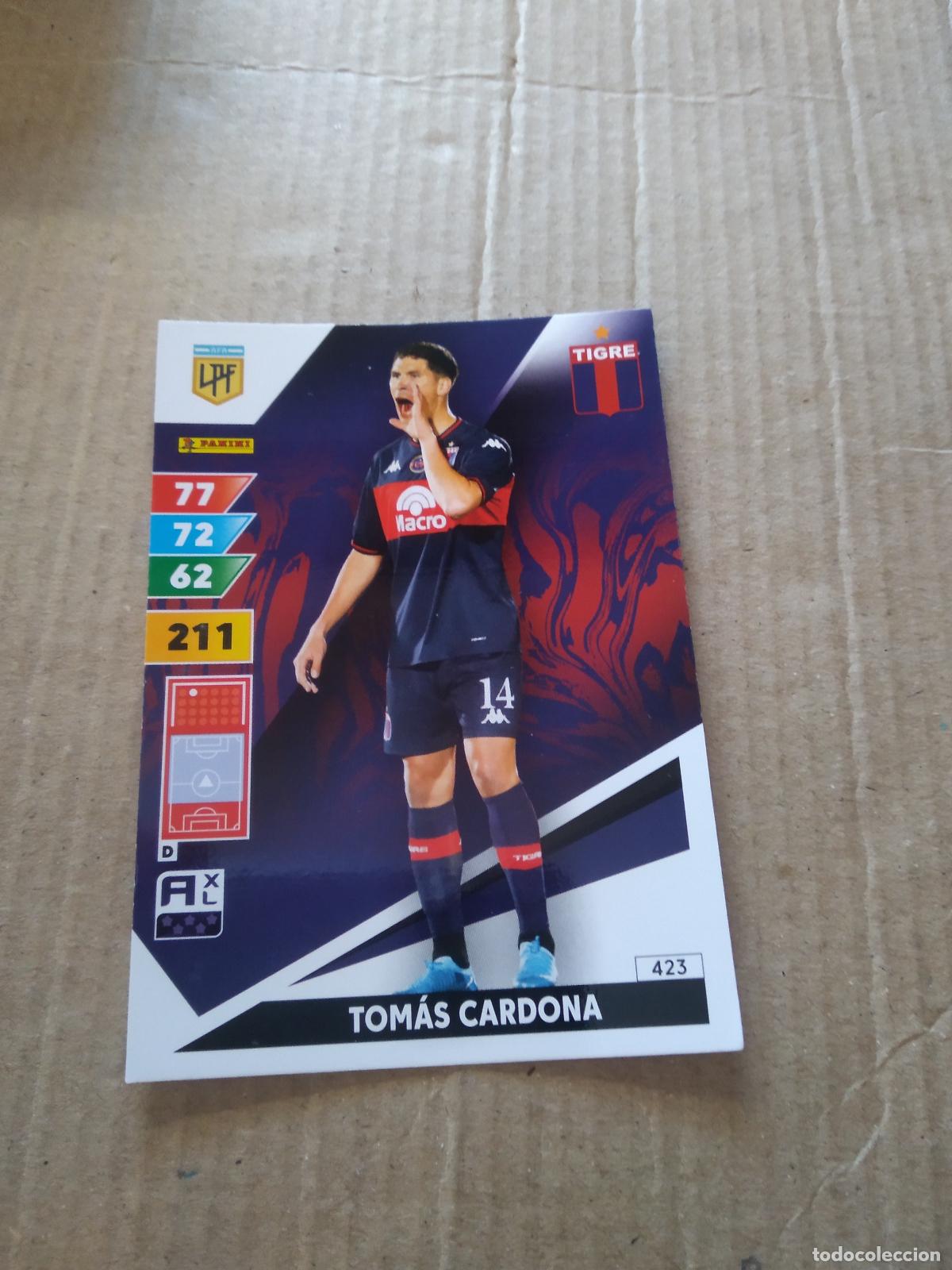 Cromos de F&uacute;tbol: 423 TOMAS CARDONA TIGRE CROMO FUTBOL PANINI ARGENTINO 2025 ARGENTINA ADRENALYN