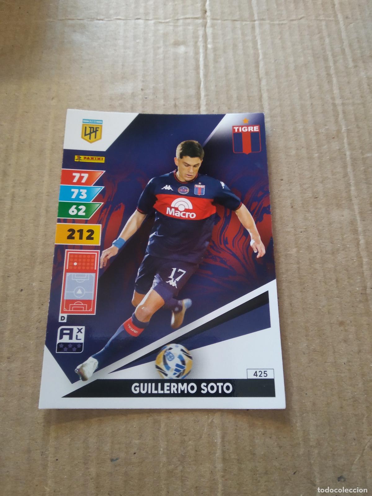 Cromos de F&uacute;tbol: 425 GUILLERMO SOTO TIGRE CROMO FUTBOL PANINI ARGENTINO 2025 ARGENTINA ADRENALYN