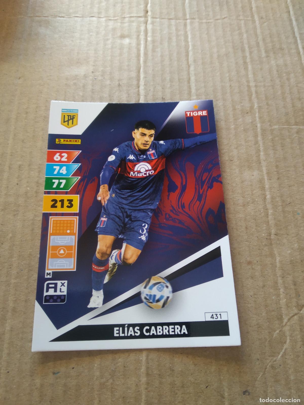 Cromos de F&uacute;tbol: 431 ELIAS CABRERA TIGRE CROMO FUTBOL PANINI ARGENTINO 2025 ARGENTINA ADRENALYN