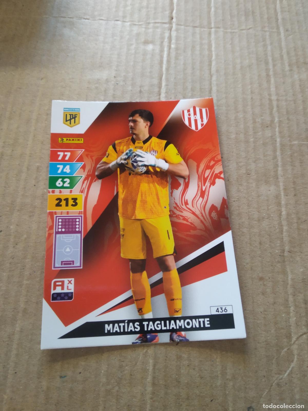 Cromos de F&uacute;tbol: 436 MATIAS TAGLIAMONTE UNION CROMO FUTBOL PANINI ARGENTINO 2025 ARGENTINA ADRENALYN