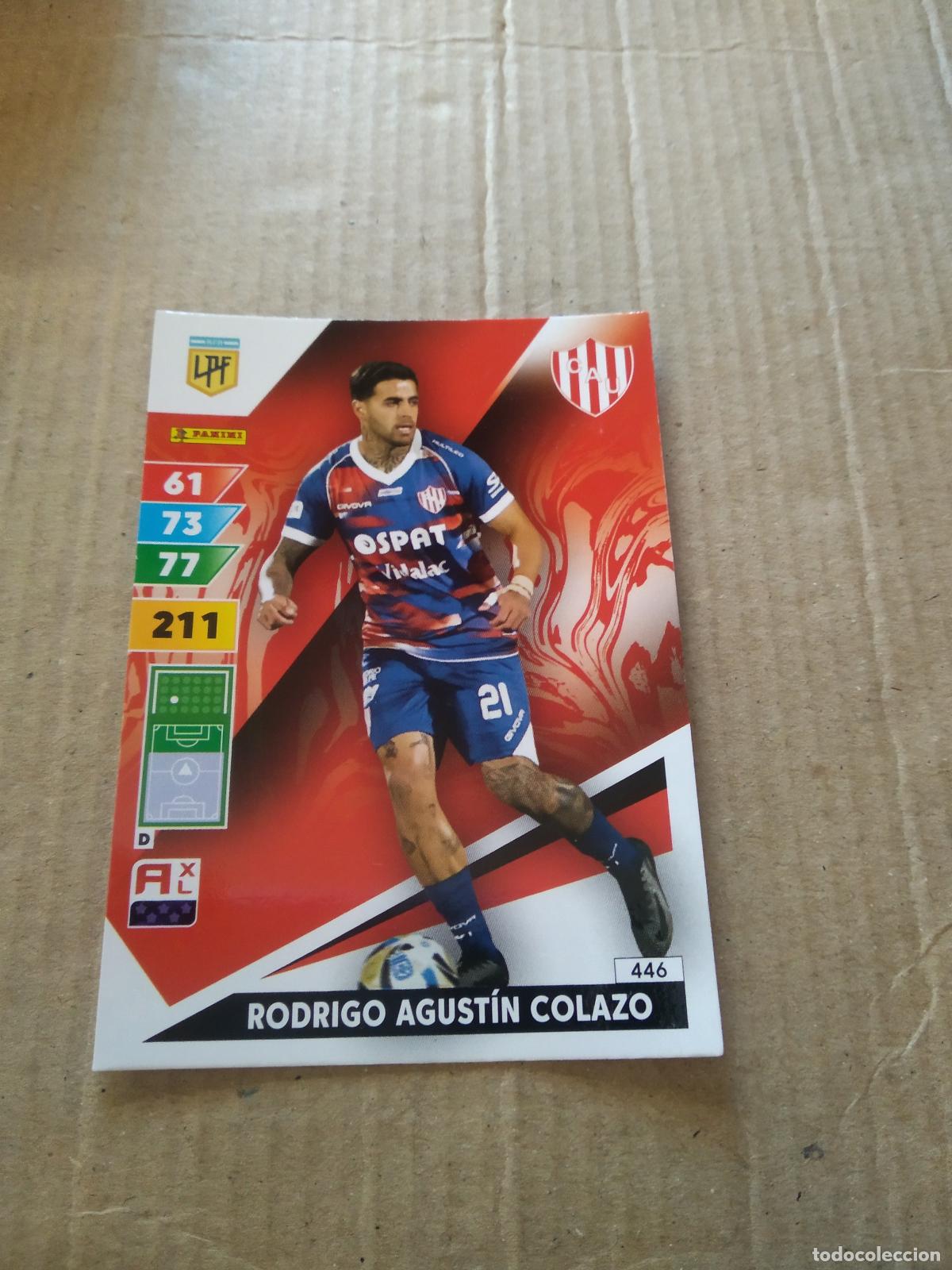 Fu&szlig;ball-Sticker: 446 RODRIGO AGUSTIN COLAZO UNION CROMO FUTBOL PANINI ARGENTINO 2025 ARGENTINA ADRENALYN