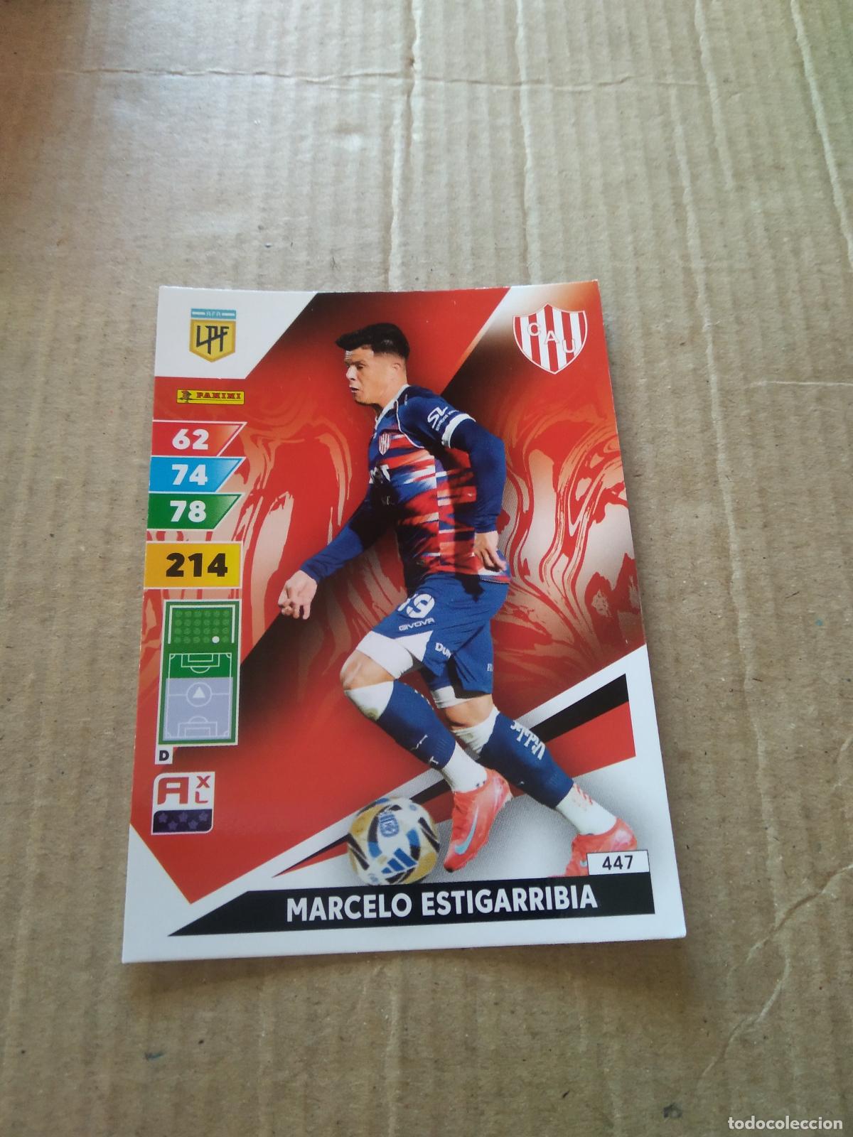 Fu&szlig;ball-Sticker: 447 MARCELO ESTIGARRIBIA UNION CROMO FUTBOL PANINI ARGENTINO 2025 ARGENTINA ADRENALYN