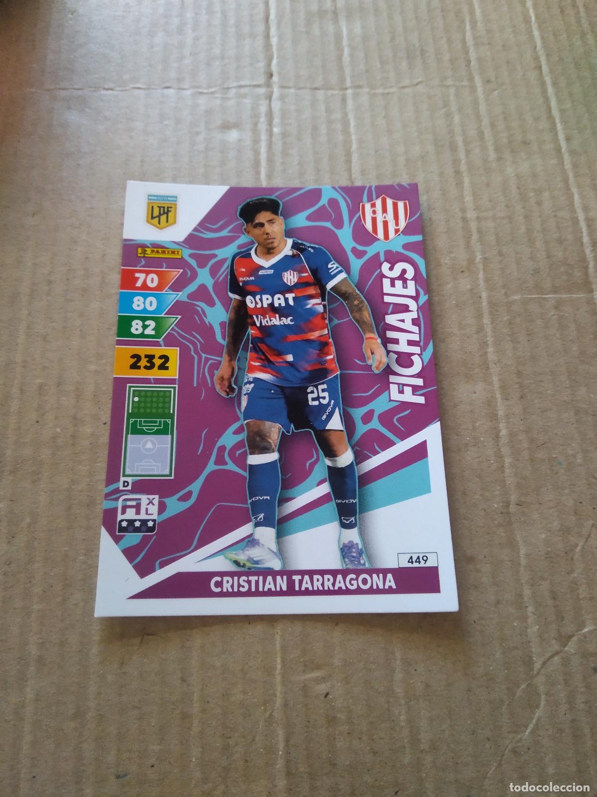 Fu&szlig;ball-Sticker: 449 CRISTIAN TARRAGONA UNION CROMO FUTBOL PANINI ARGENTINO 2025 ARGENTINA ADRENALYN