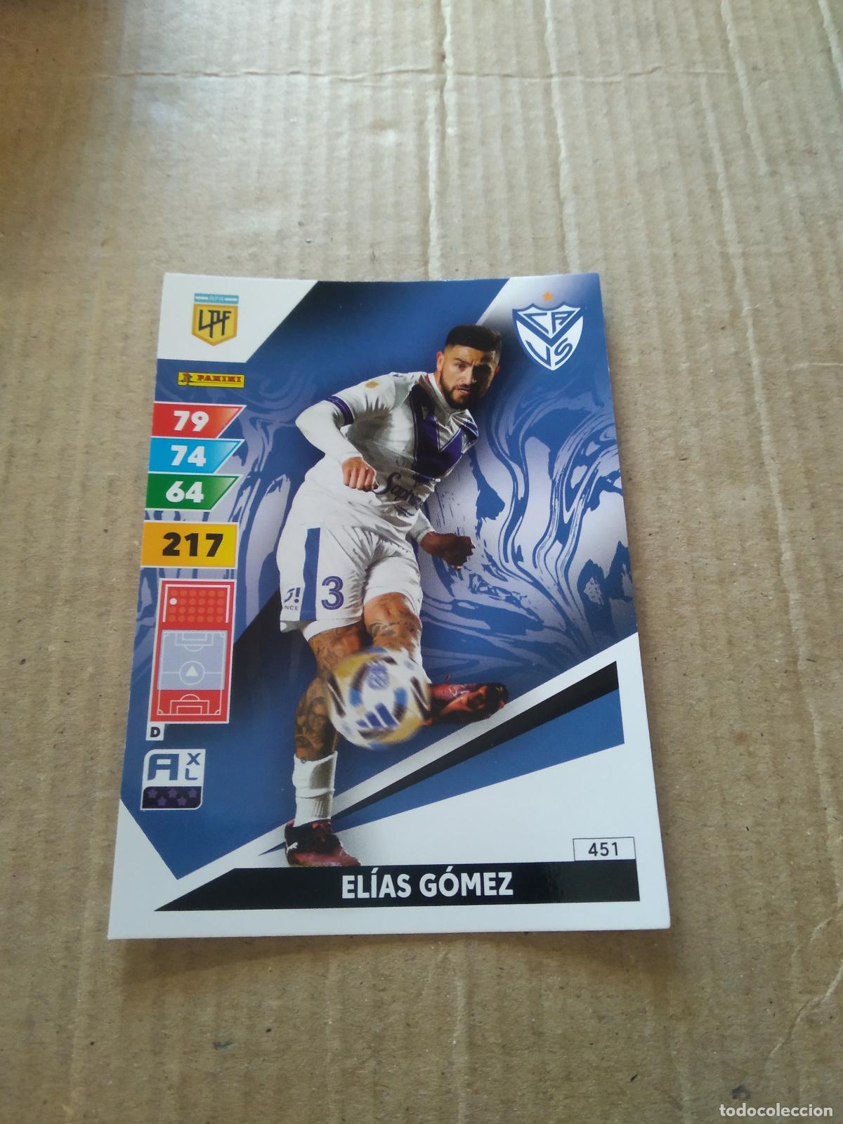 Cromos de F&uacute;tbol: 451 ELIAS GOMEZ VELEZ CROMO FUTBOL PANINI ARGENTINO 2025 ARGENTINA ADRENALYN