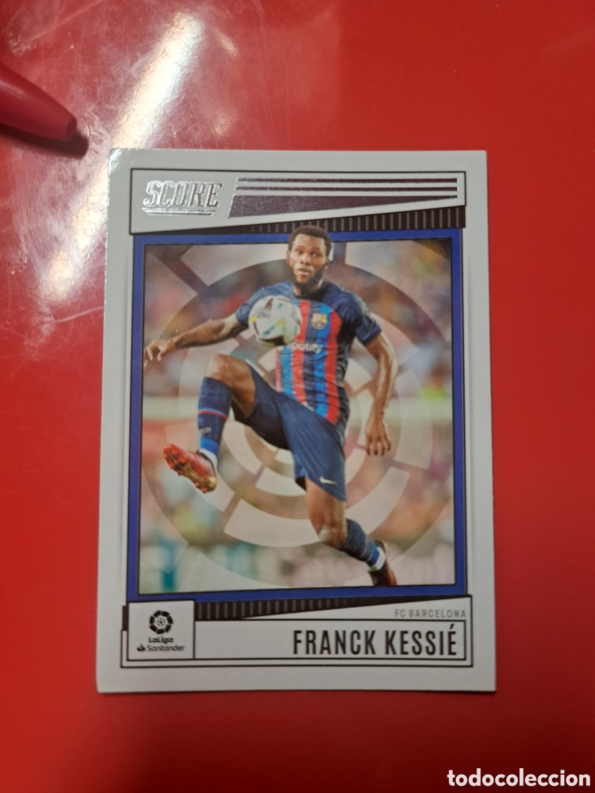 Cromos de F&uacute;tbol: 62 FRANK KESSI&Eacute; FC BARCELONA / B&Aacute;SICA / SCORE LA LIGA SOCCER 2022-2023 / PANINI