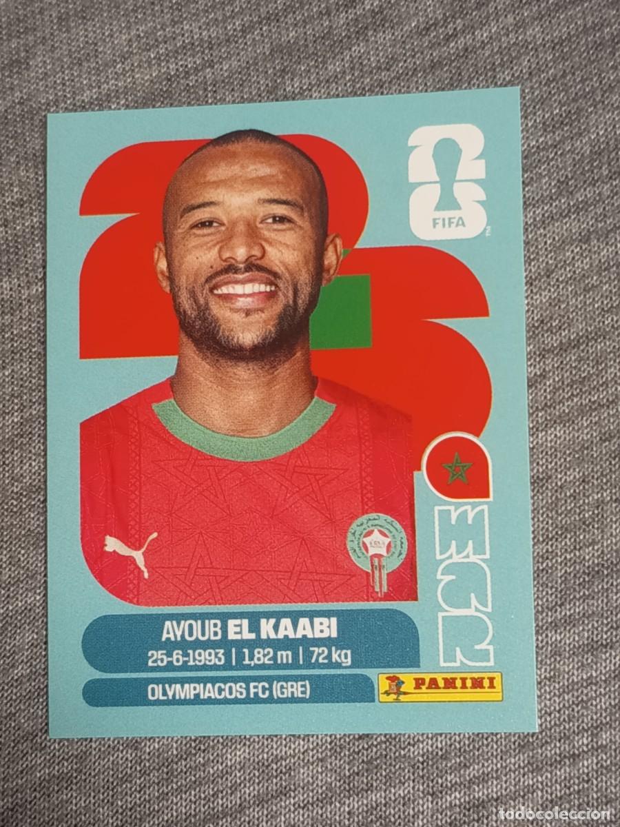 Cromos de F&uacute;tbol: EL KAABI MAR 20 STICKER MUNDIAL 2026 PANINI FIFA WORLD CUP NUEVO