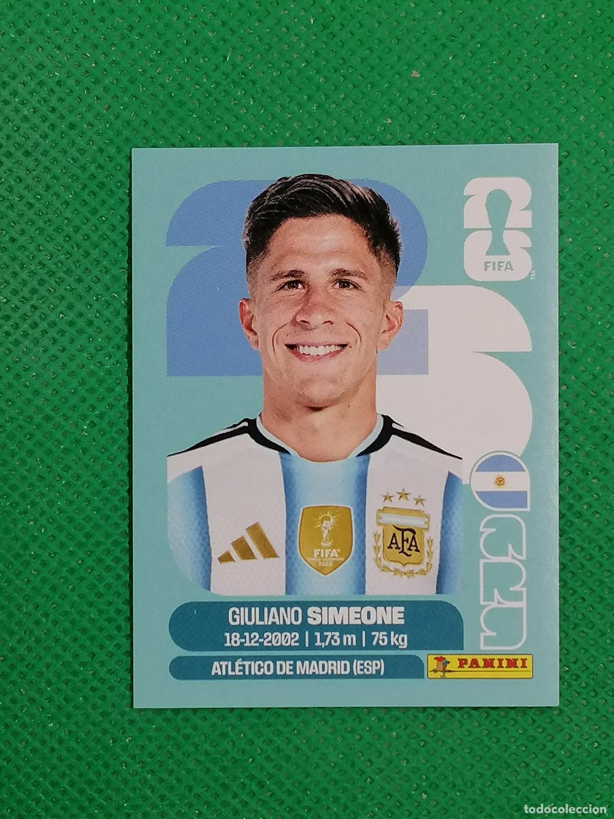 Cromos de F&uacute;tbol: ARG 20 ARG20 GIULIANO SIMEONE ARGENTINA ⚽ PANINI FIFA MUNDIAL WORLD CUP 26 2026 STICKER ⚽