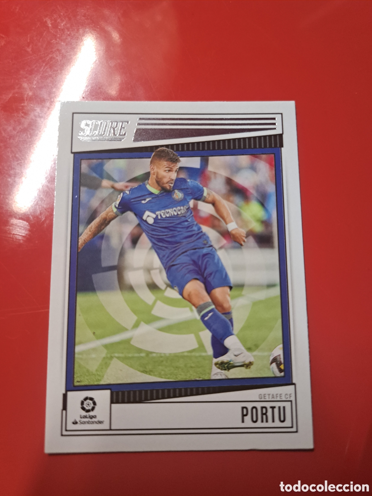 Cromos de F&uacute;tbol: 80 PORTU GETAFE / B&Aacute;SICA / SCORE LA LIGA SOCCER 2022-2023 / PANINI