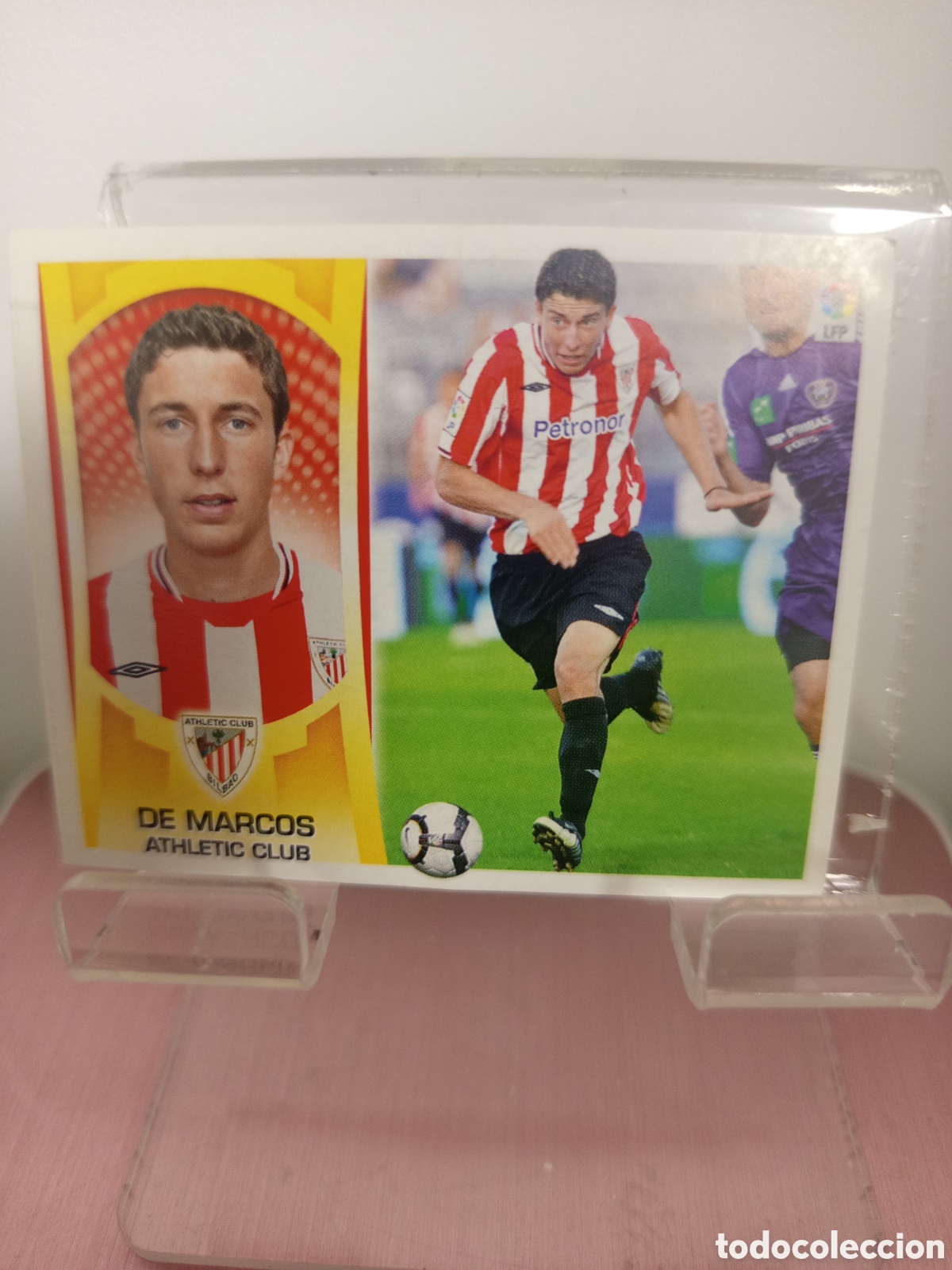 Cromos de F&uacute;tbol: ❇️ CROMO ⚽ DE MARCOS ATHLETIC DE BILBAO FICHAJE 25 LIGA LFP 09 10 2009 2010 ESTE SIN PEGAR PANINI ❇️