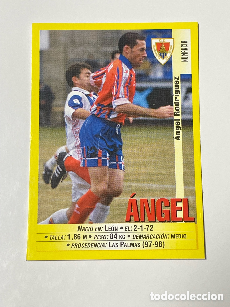 Cromos de F&uacute;tbol: &Aacute;ngel Numancia Panini 1999/2000 #332 Baja
