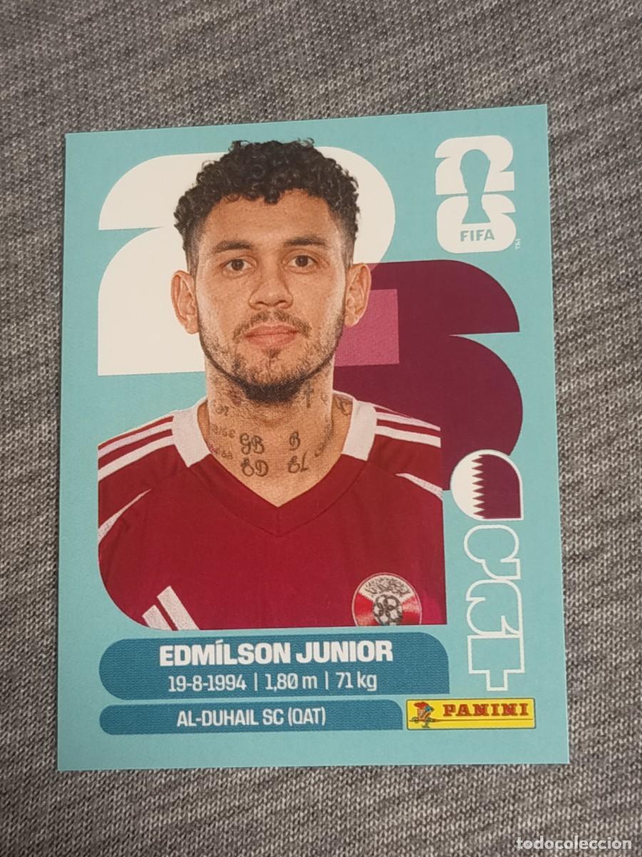 Cromos de F&uacute;tbol: EDMILSON JUNIOR QAT 17 STICKER MUNDIAL 2026 PANINI FIFA WORLD CUP NUEVO
