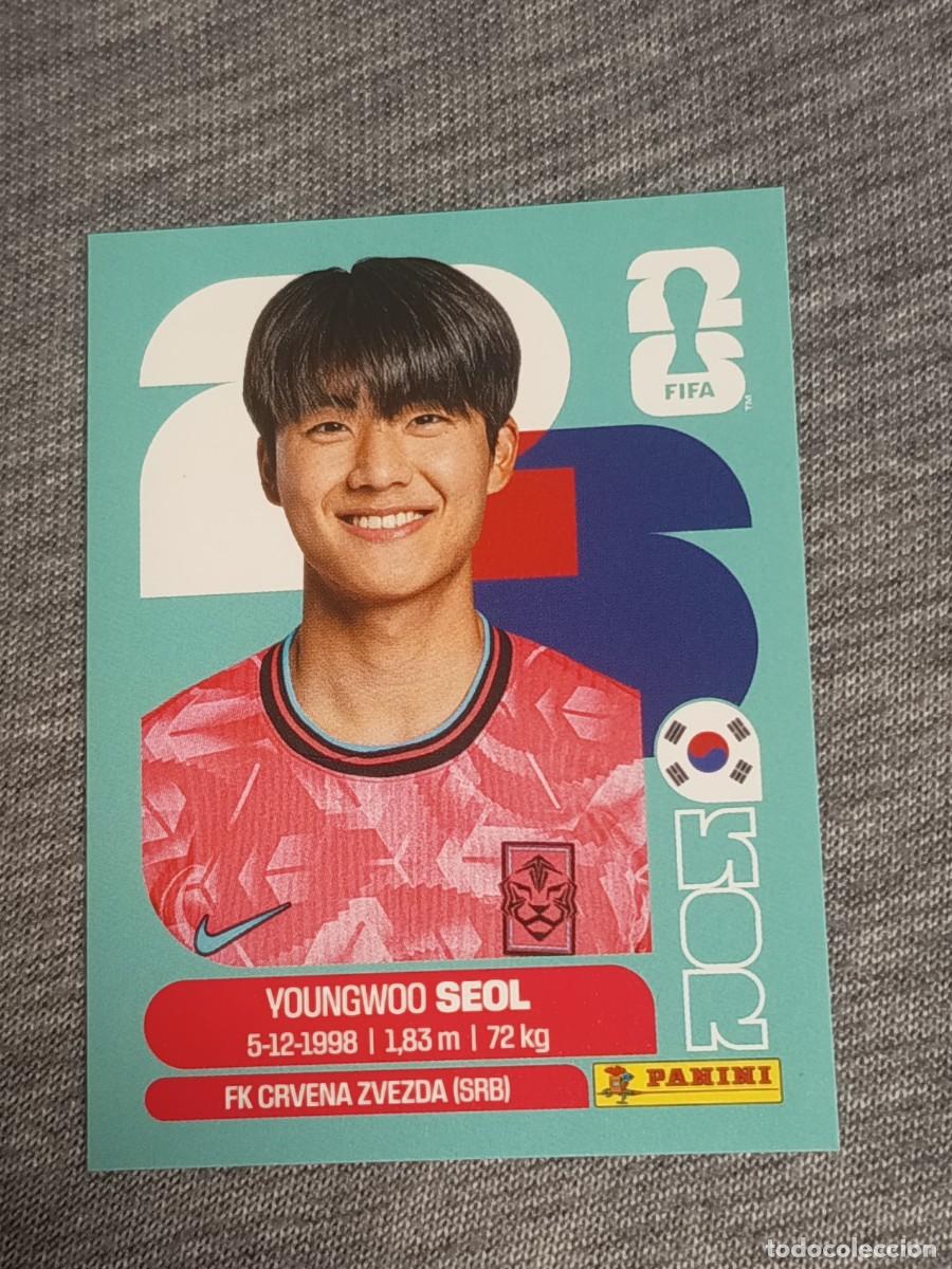 Cromos de F&uacute;tbol: SEOL KOR 6 STICKER MUNDIAL 2026 PANINI FIFA WORLD CUP NUEVO