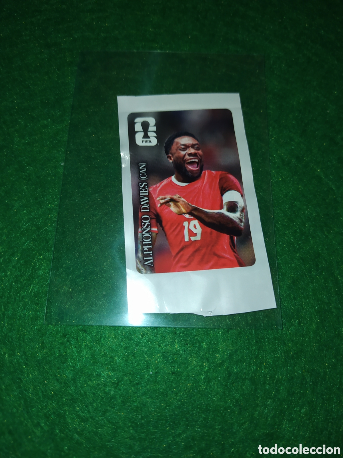 Cromos de F&uacute;tbol: Sticker panini coca cola mundial 2026 alphonso davies canada