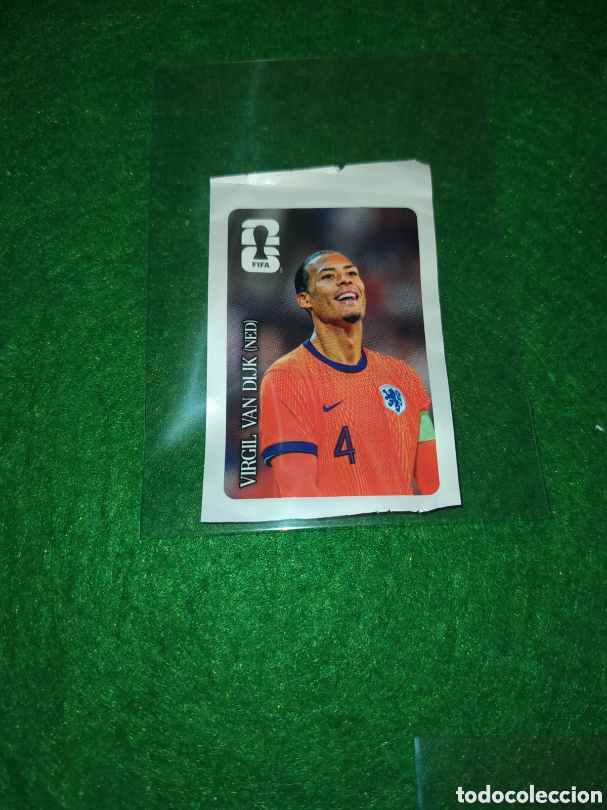 Cromos de F&uacute;tbol: Sticker panini coca cola mundial 2026 virgil van dijk