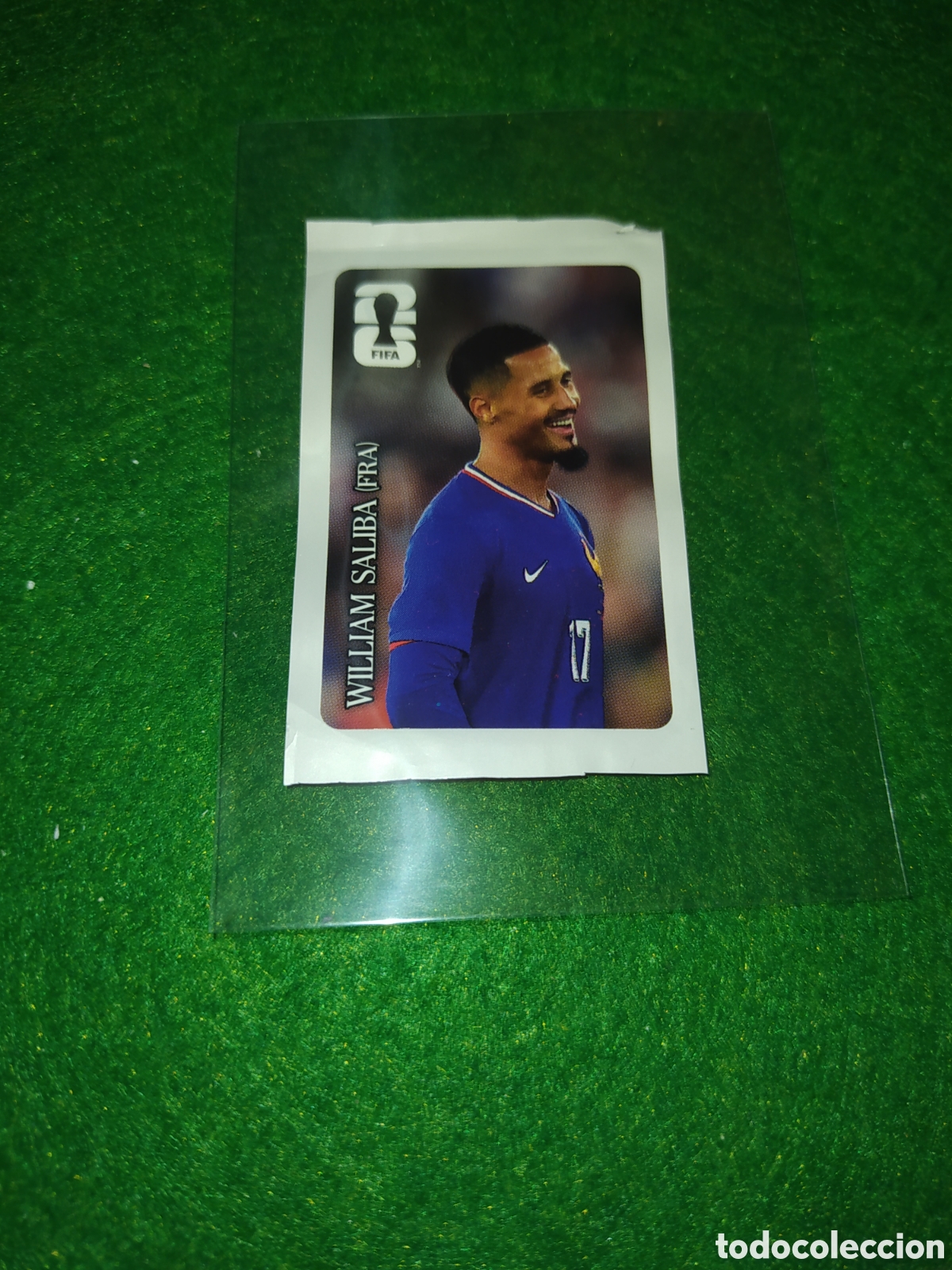 Cromos de F&uacute;tbol: Sticker panini coca cola mundial 2026 saliba francia