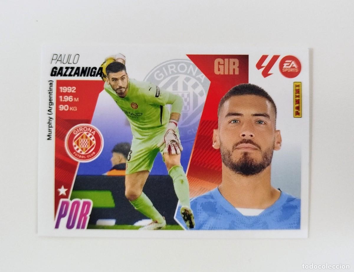 Cromos de F&uacute;tbol: Gazzaniga 3 SIN PEGAR NUNCA PEGADO Girona FC Liga Ediciones Este 25 26 / 2025 2026