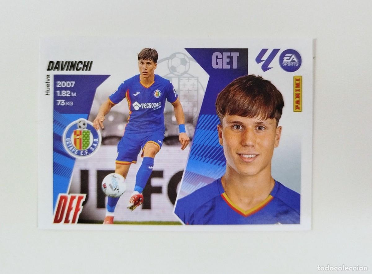 Cromos de F&uacute;tbol: Davinchi 6B SIN PEGAR NUNCA PEGADO Getafe CF Liga Ediciones Este 25 26 / 2025 2026