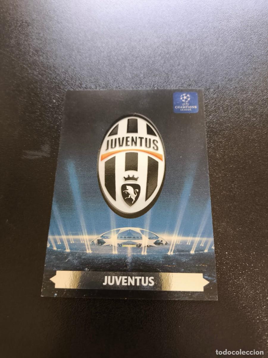 Cromos de F&uacute;tbol: ESCUDO BRILLO JUVENTUS DE TURIN PANINI ADRENALYN XL UEFA CHAMPIONS LEAGUE 2013 2014 13 14