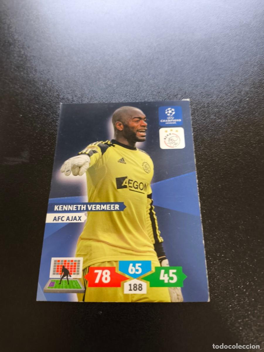 Cromos de F&uacute;tbol: KENNETH VERMEER AFC AJAX AMSTERDAM PANINI ADRENALYN XL UEFA CHAMPIONS LEAGUE 2013 2014 13 14