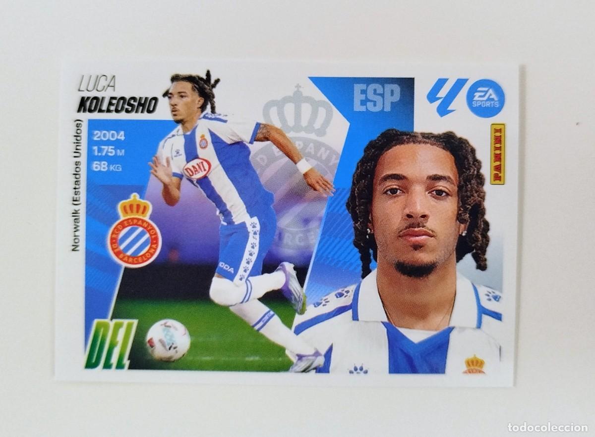Cromos de F&uacute;tbol: Koleosho 17 BIS COLOCA SIN PEGAR NUNCA PEGADO RCD Espanyol Liga Ediciones Este 25 26 / 2025 2026