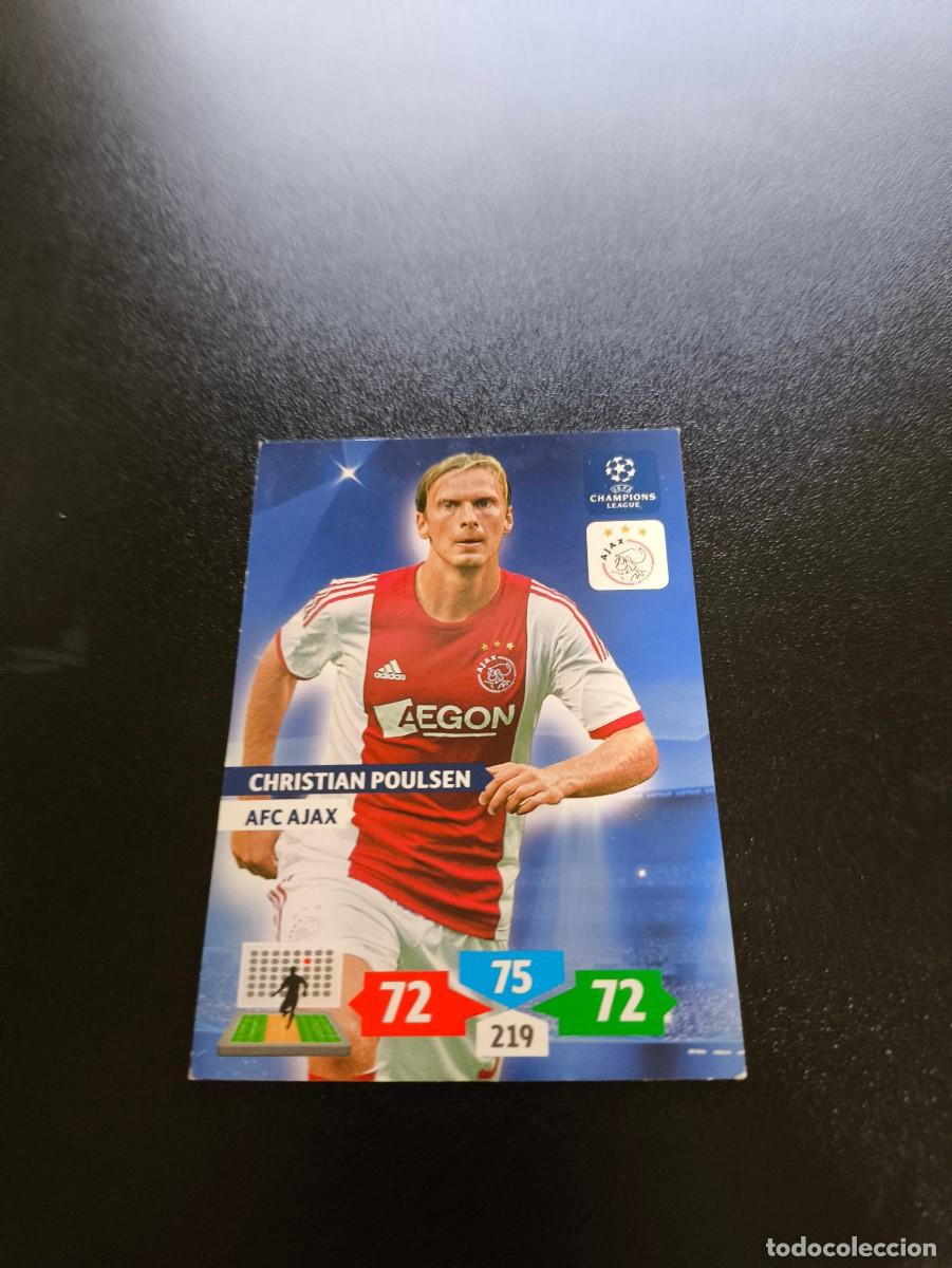 Cromos de F&uacute;tbol: Christian Poulsen AFC AJAX AMSTERDAM PANINI ADRENALYN XL UEFA CHAMPIONS LEAGUE 2013 2014 13 14
