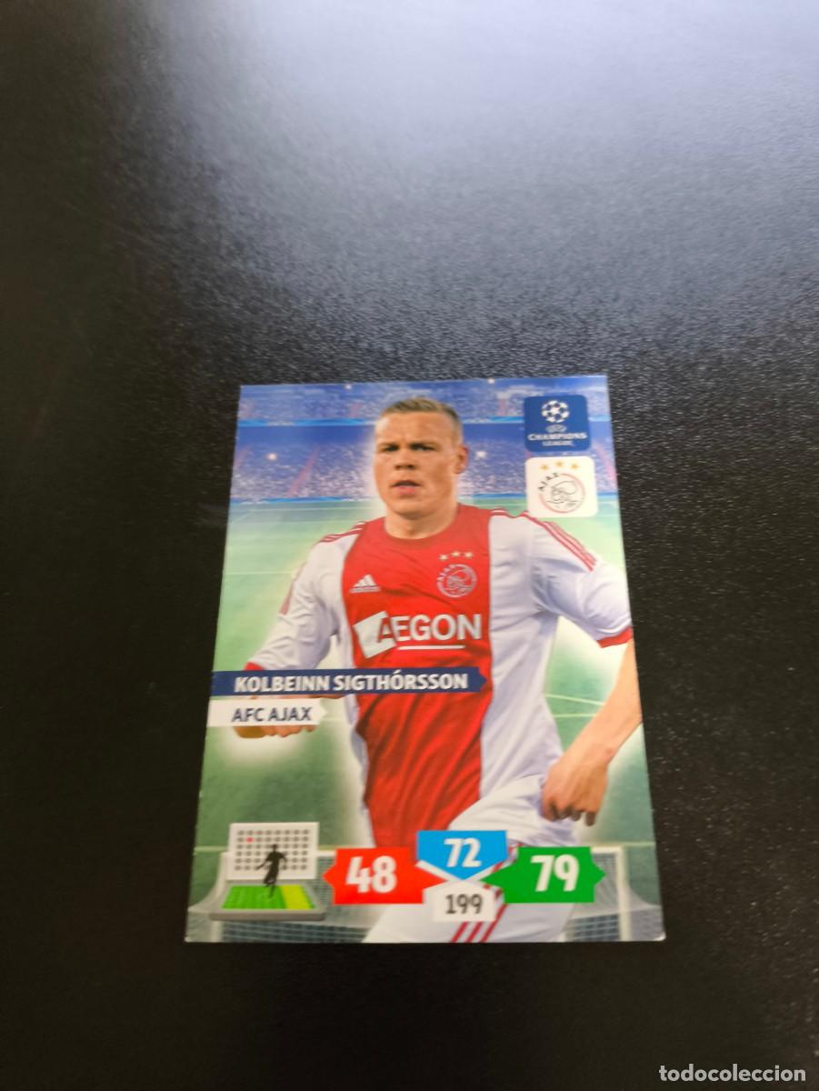 Cromos de F&uacute;tbol: Kolbeinn Sigth&oacute;rsson AFC AJAX AMSTERDAM PANINI ADRENALYN XL UEFA CHAMPIONS LEAGUE 2013 2014 13 14